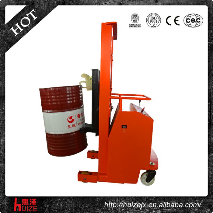 半電動(dòng)配重油桶車（無(wú)底腿，只堆垛，不翻轉(zhuǎn)）