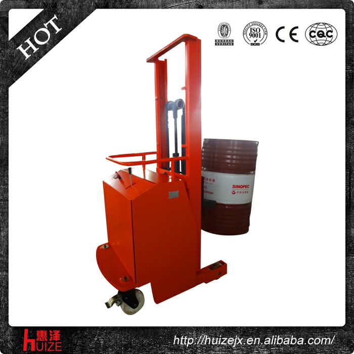 2半電動(dòng)配重油桶車（無底腿，只堆垛，不翻轉(zhuǎn)）