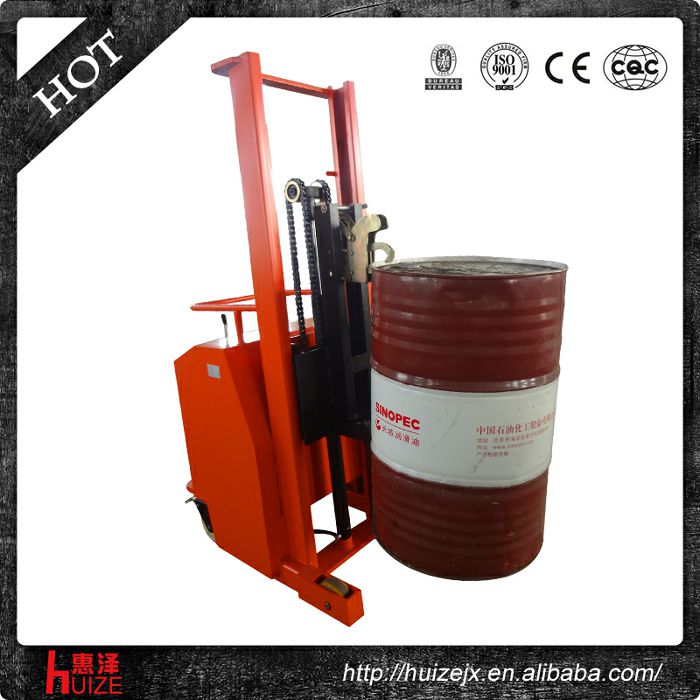 半電動(dòng)配重油桶車（無底腿，只堆垛，不翻轉(zhuǎn)）3